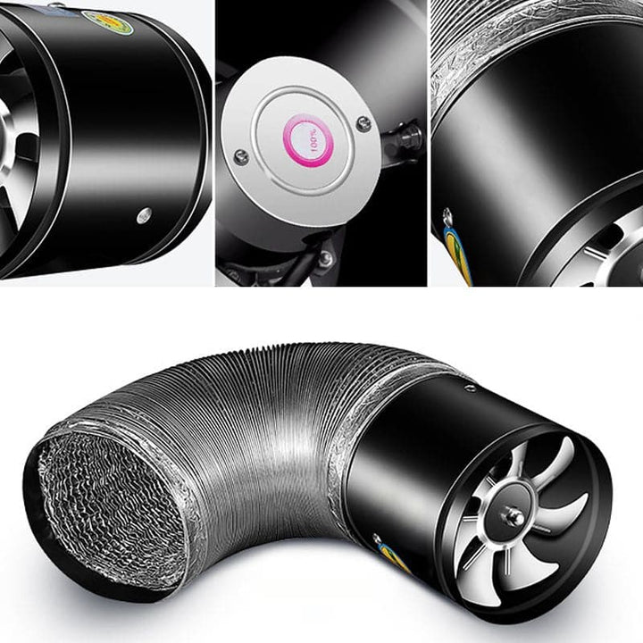 Quiet pedestrian ventilation fan for kitchen and bathroom