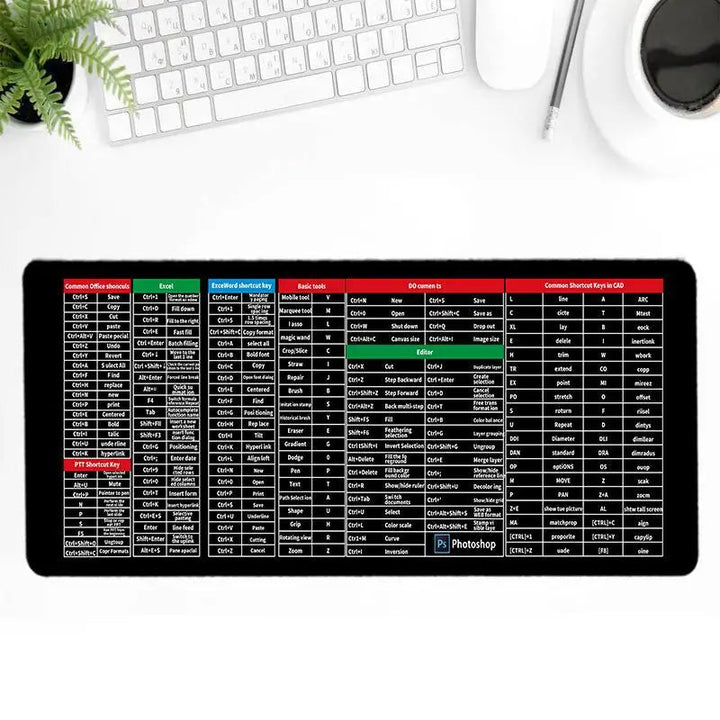Anti-slip Tastaturmatte | Large Size &amp; Comfort