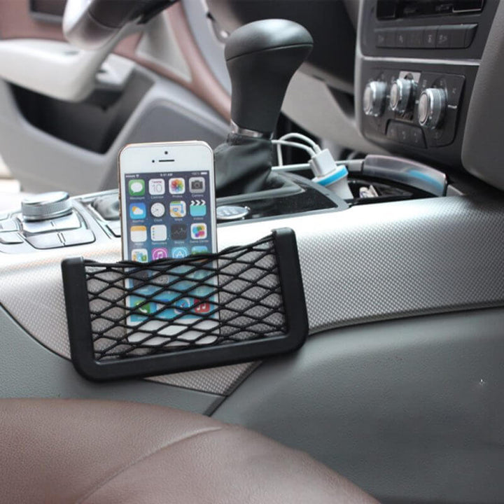 Practical car net pocket for organize car - say farewell for root!