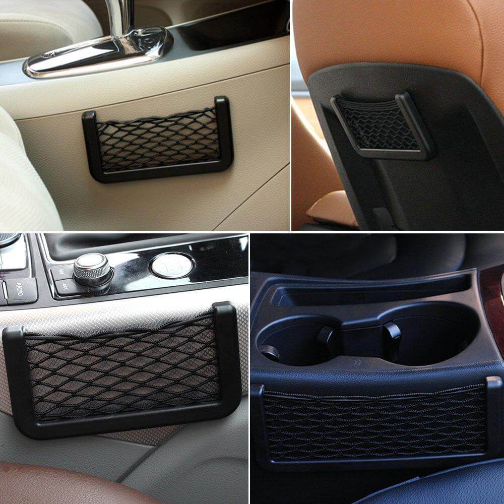 Practical car net pocket for organize car - say farewell for root!