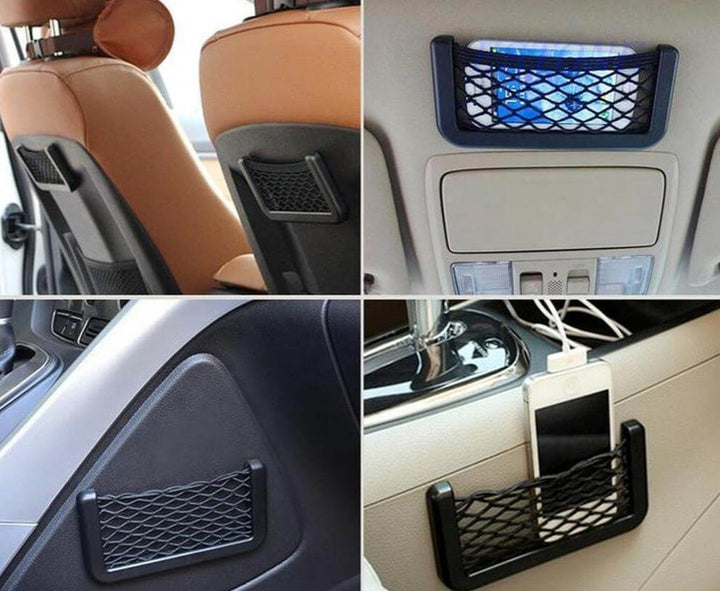 Practical car net pocket for organize car - say farewell for root!