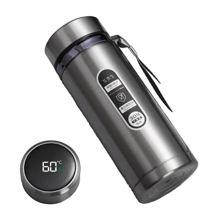 Thermos with led-display - perfect for heat and cold drikker
