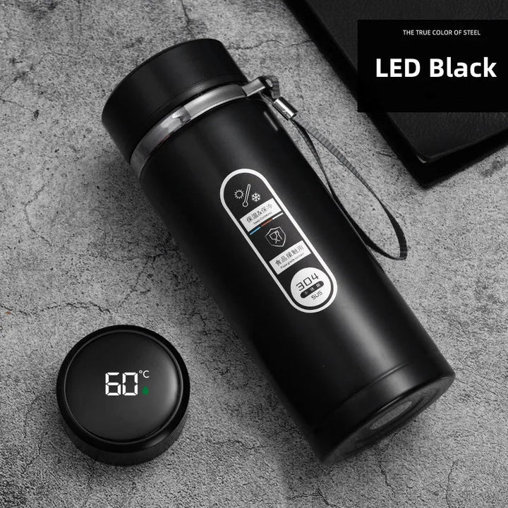 Thermos with led-display - perfect for heat and cold drikker