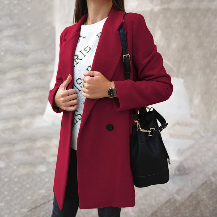 Women Winter coat Double-breasted Timeless – Warm &amp; Stylish
