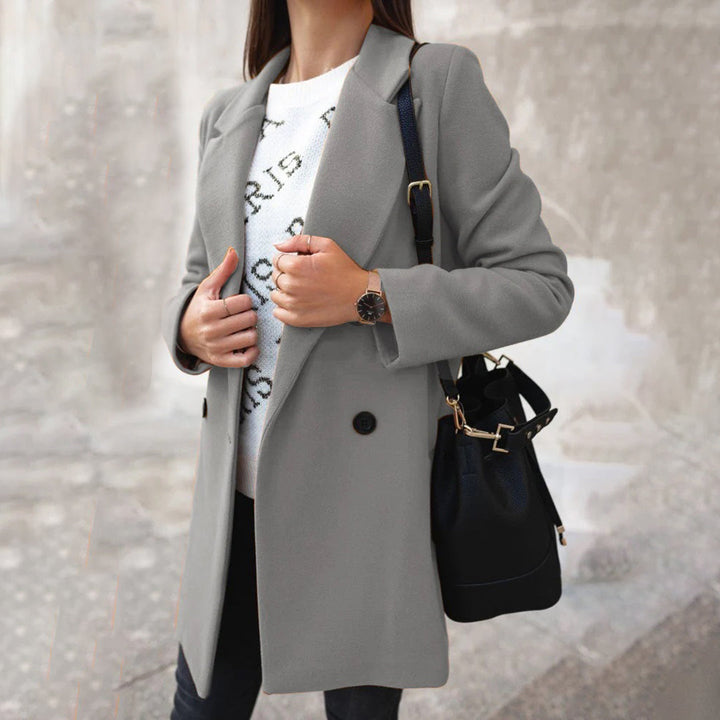 Women Winter coat Double-breasted Timeless – Warm &amp; Stylish