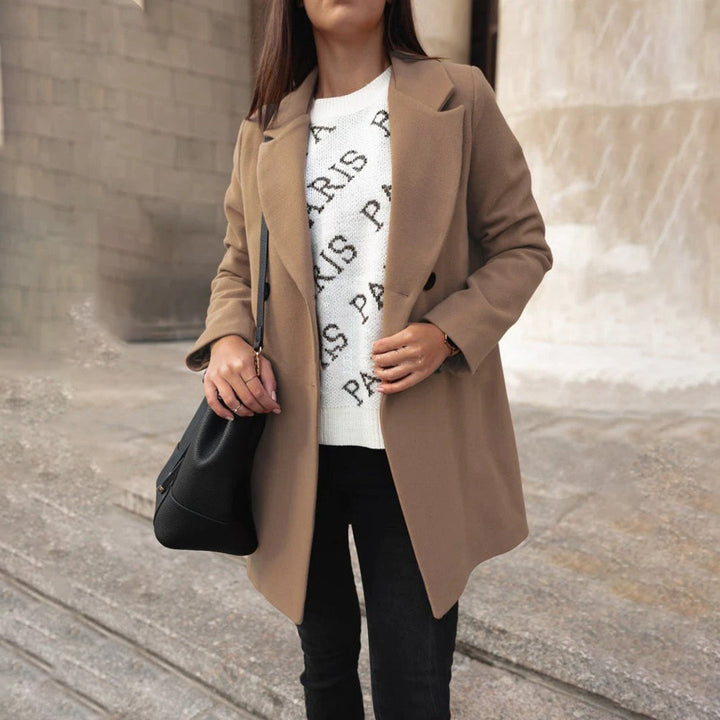 Women Winter coat Double-breasted Timeless – Warm &amp; Stylish