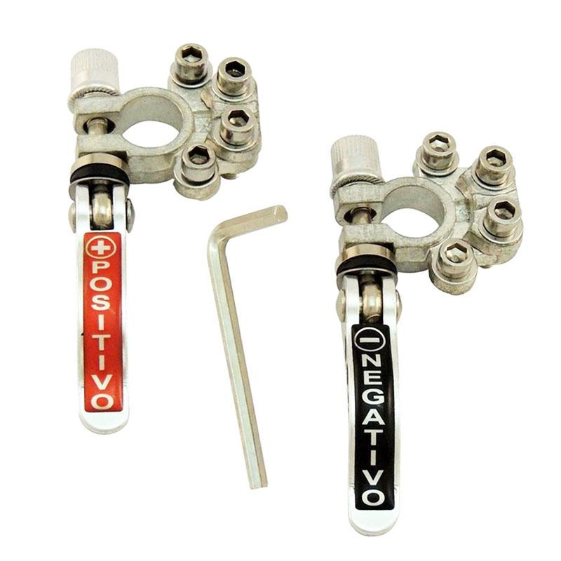 Quick Connect Battery Clamps - Tin Plated - 1 Pair