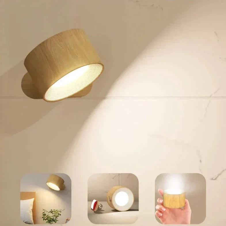 Wireless Wall Lamp | Dimmable and Rotatable | Create Atmosphere