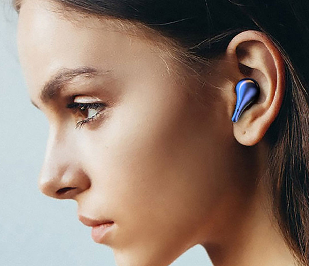 Thread loose bluetooth earbuds with noise reduction