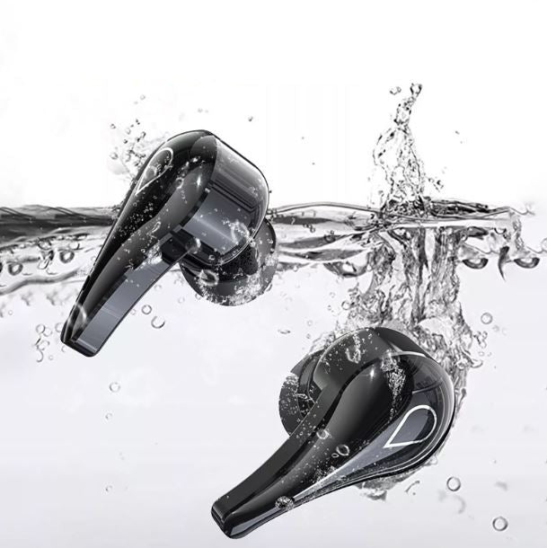 Thread loose bluetooth earbuds with noise reduction