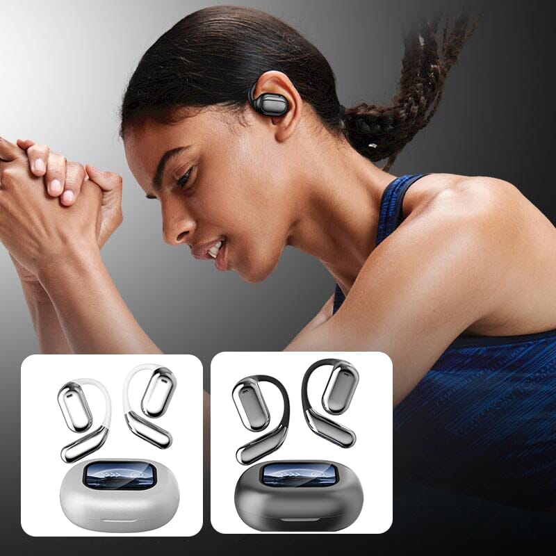 Thread loose bluetooth sports earbuds