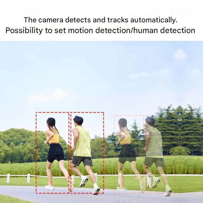 Wireless 4 k security camera with solcellepanel for home and garden