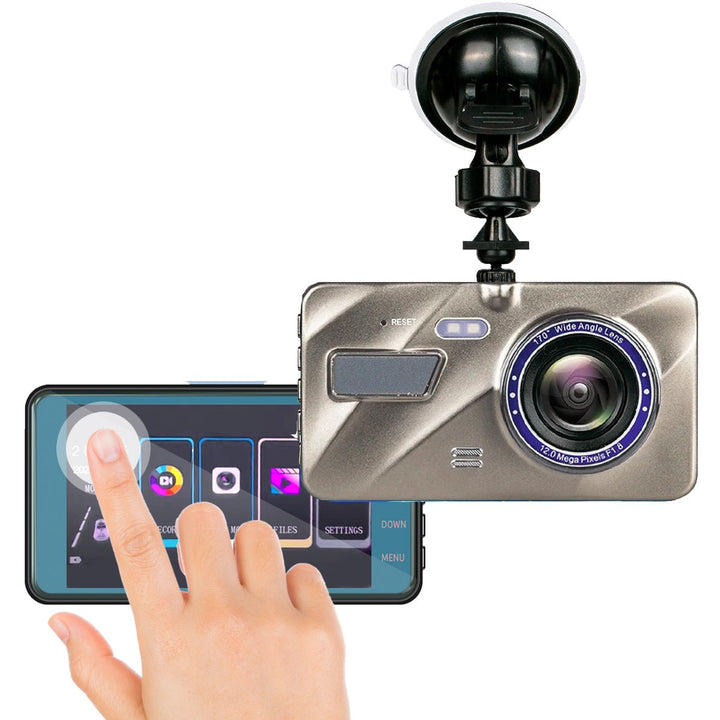 Wireless Dash Cam with Dual Cameras
