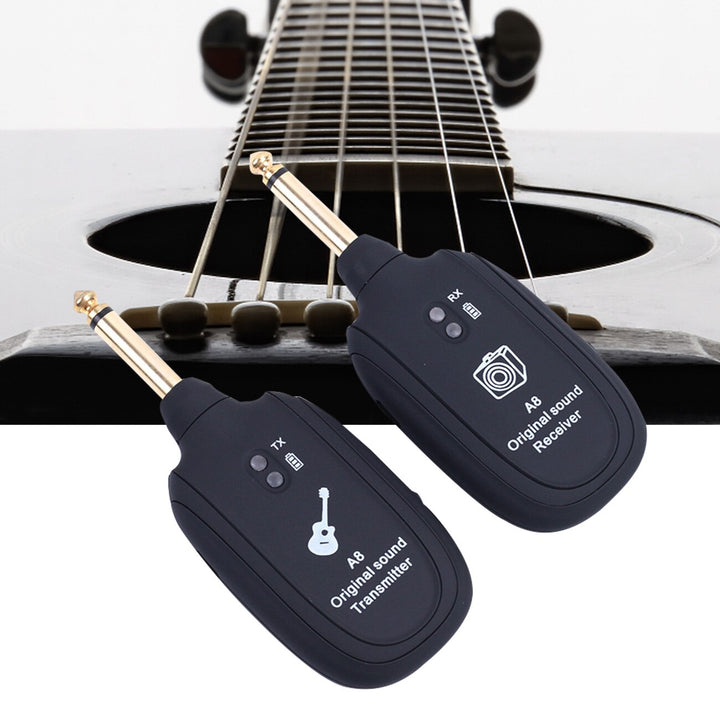 Wireless Guitar Amplifier System – Transmitter &amp; Receiver for Free Playing