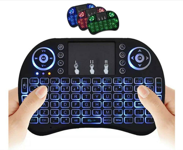 Wireless smart keyboard with point table and background lighting