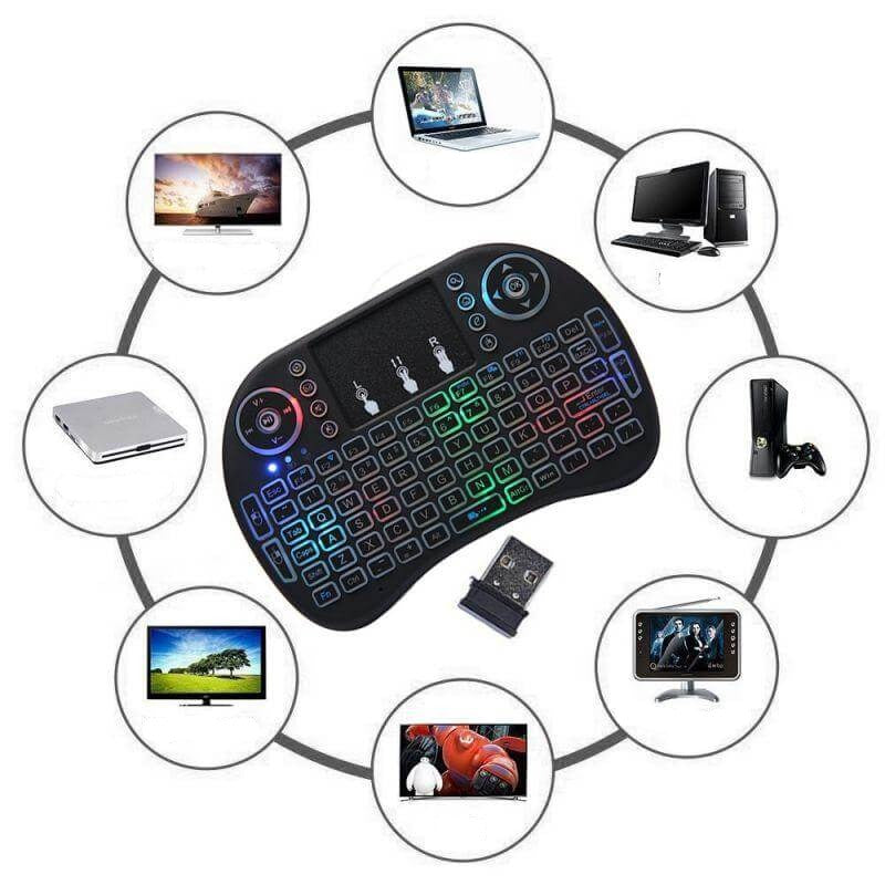 Wireless smart keyboard with point table and background lighting