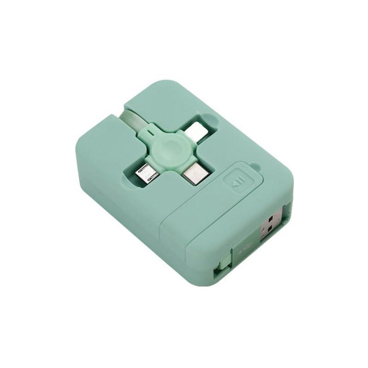 Wood-in-a Telescopic Datakabel - Practical | Flexible | Compact