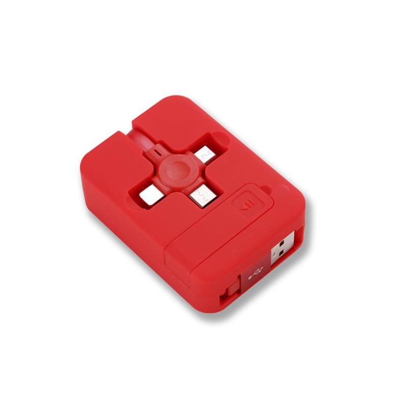 Wood-in-a Telescopic Datakabel - Practical | Flexible | Compact