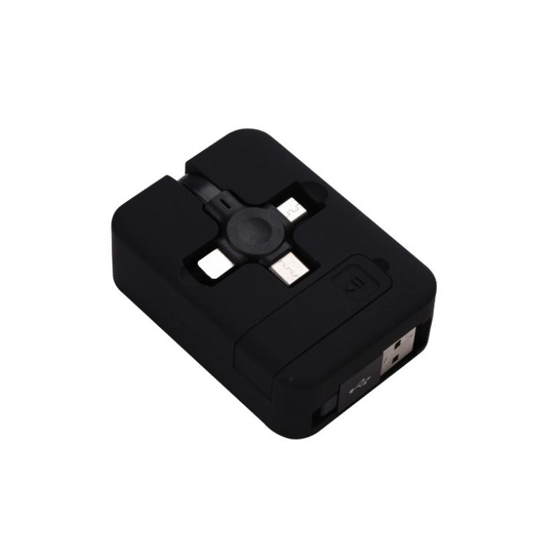 Wood-in-a Telescopic Datakabel - Practical | Flexible | Compact