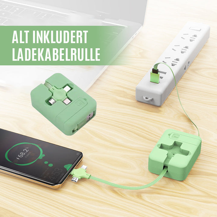 Wood-in-a Telescopic Datakabel - Practical | Flexible | Compact