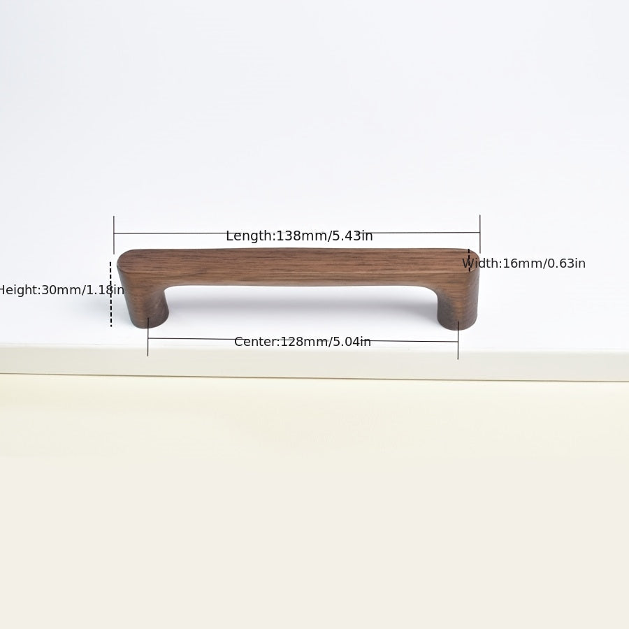 Skap handle in wood for modern intoxication tick style