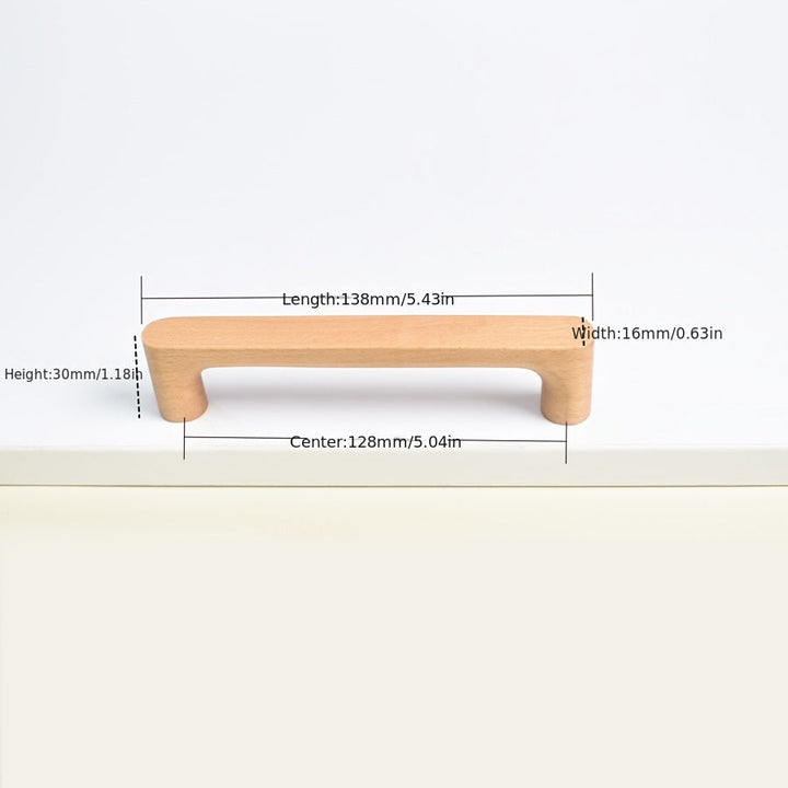 Skap handle in wood for modern intoxication tick style