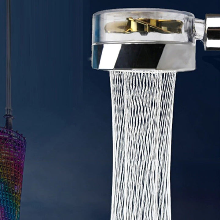 360° Turbo Fan Shower Head for a Powerful Shower Experience