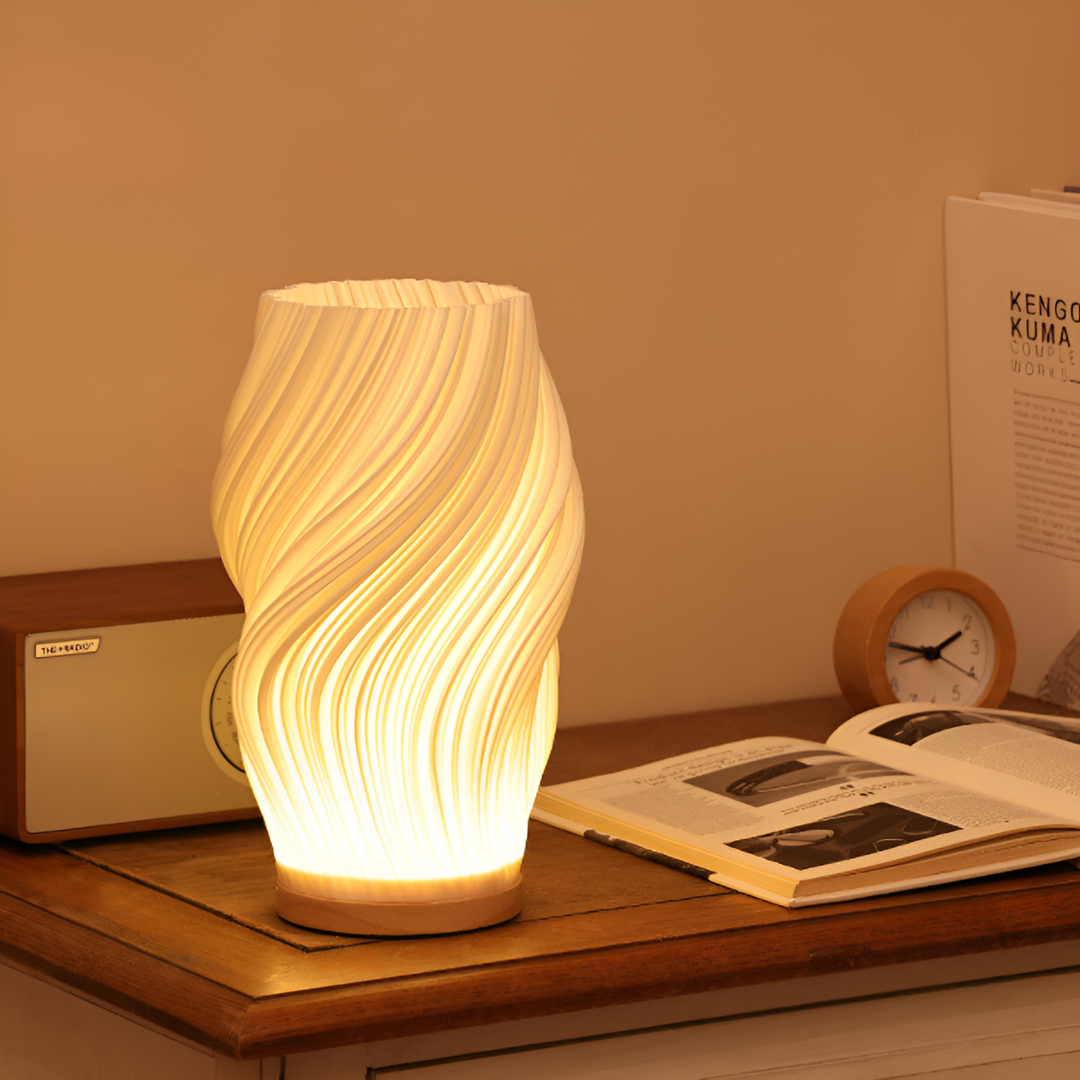 Unique 3 D bölge table lamp for modern living room and bedroom