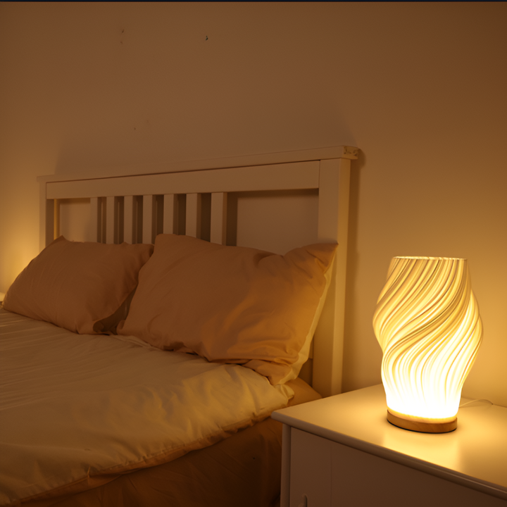 Unique 3 D bölge table lamp for modern living room and bedroom