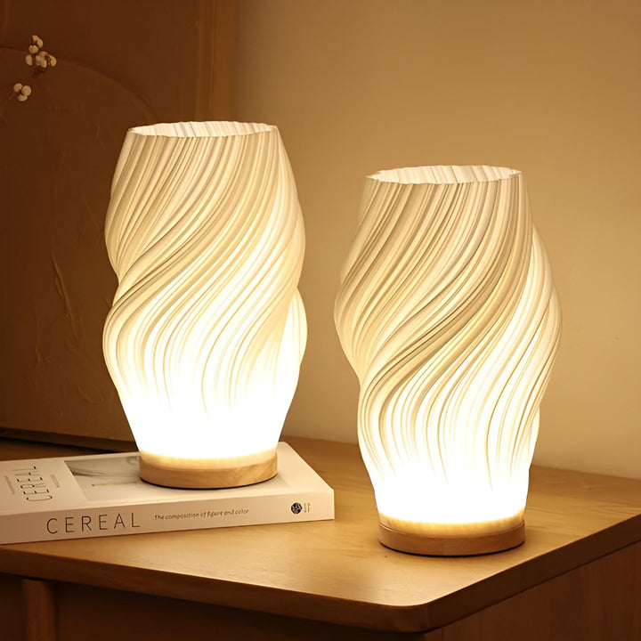 Unique 3 D bölge table lamp for modern living room and bedroom