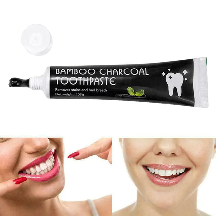 Unisex Bamboo Charcoal Toothpaste for Natural Whitening Effect