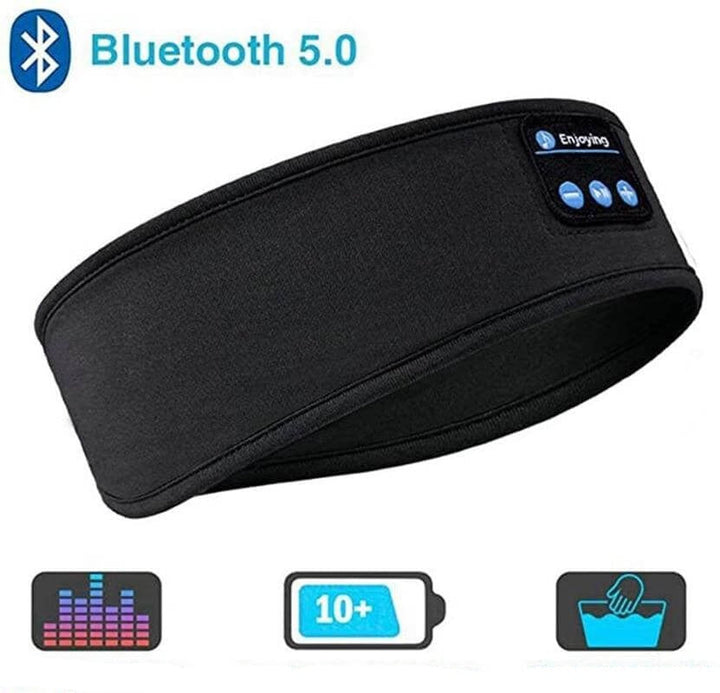 Unisex Bluetooth Headband with Integrated Headphones