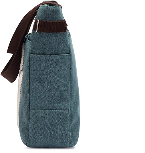 Unisex Embroidery Canvas Bag with Cat Print