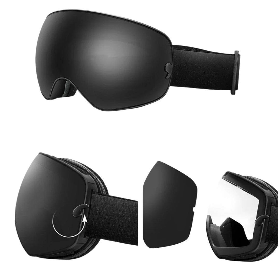 Unisex Double Layer Anti-Fog Ski Goggles