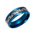 Unisex Dragon Ring in Titanium Steel - Celtic Design