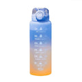 Unisex Motivational Water Bottle with Time Markers