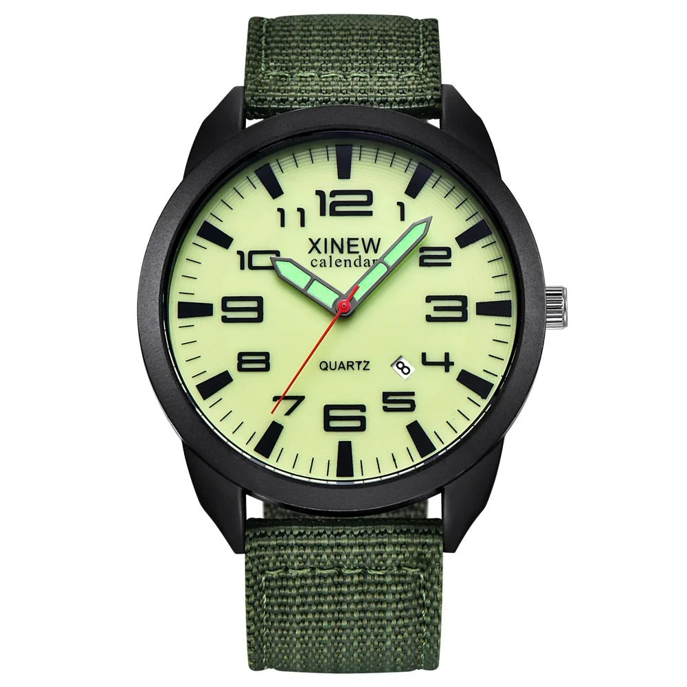 Unisex Quartz Watch with Luminous Dial – Timeless Style