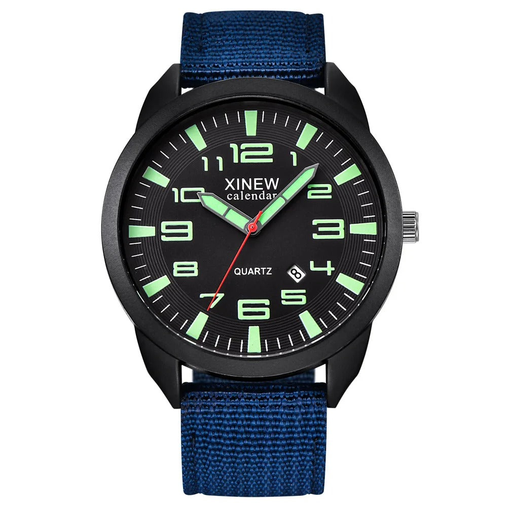 Unisex Quartz Watch with Luminous Dial – Timeless Style