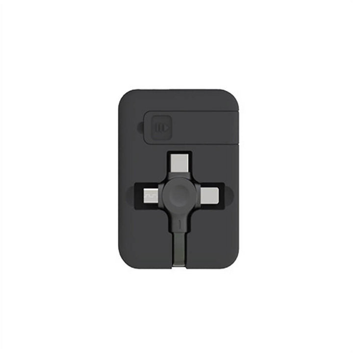 Universal 3-in-1 Retractable Charging Cable with Phone Stand