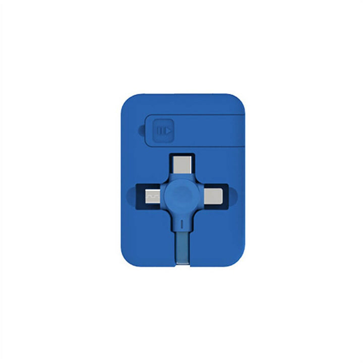 Universal 3-in-1 Retractable Charging Cable with Phone Stand