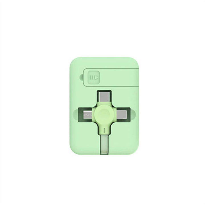 Universal 3-in-1 Retractable Charging Cable with Phone Stand