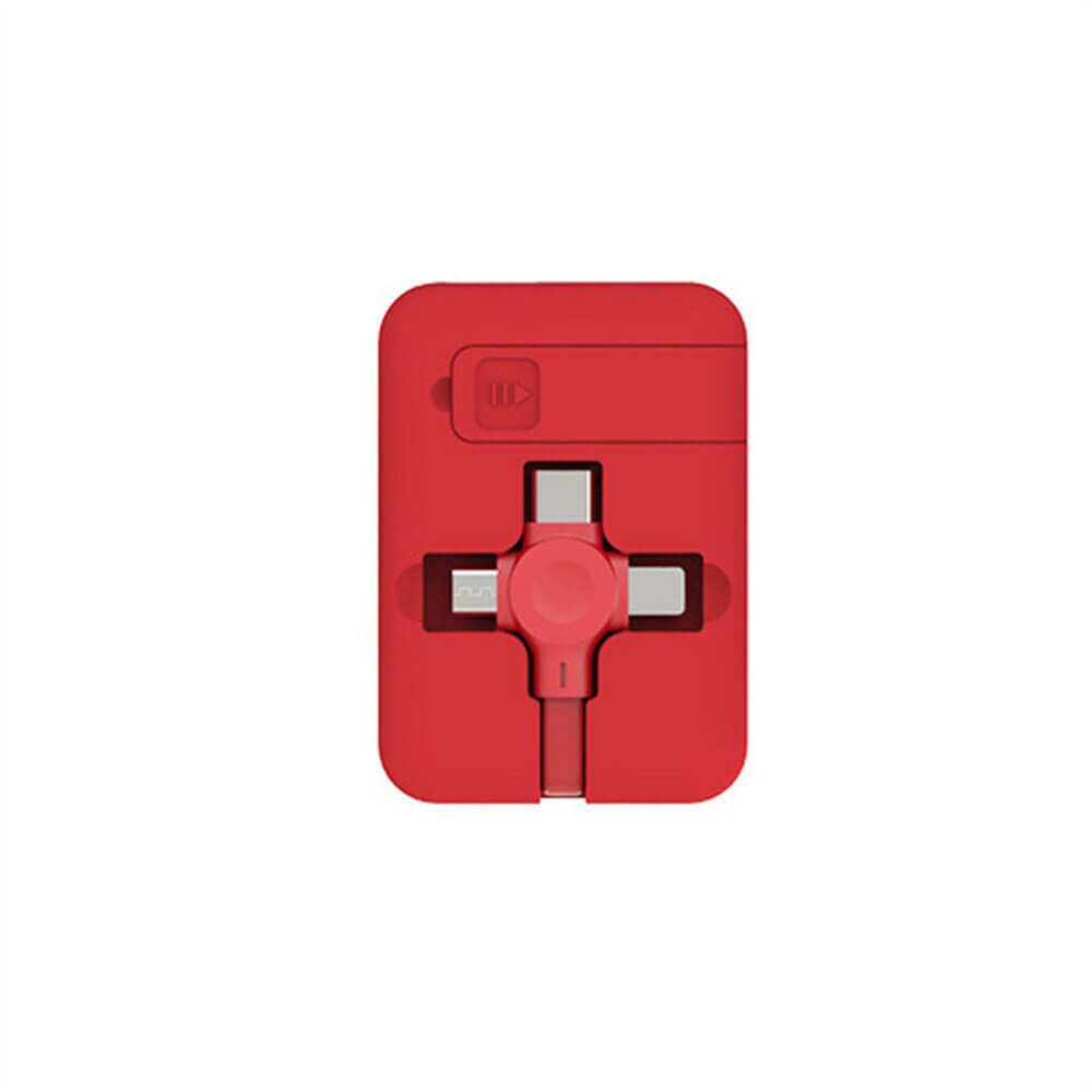 Universal 3-in-1 Retractable Charging Cable with Phone Stand