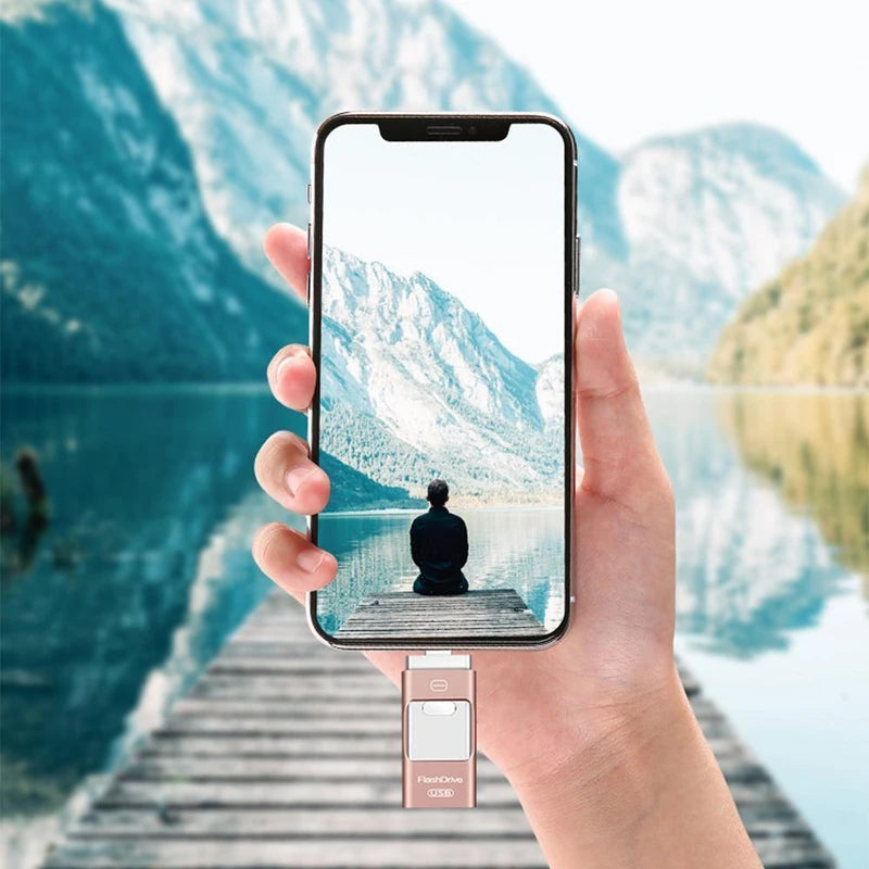 USB-minnepinne for iPhone, iPad and Android - Quick sikkerhetskopi