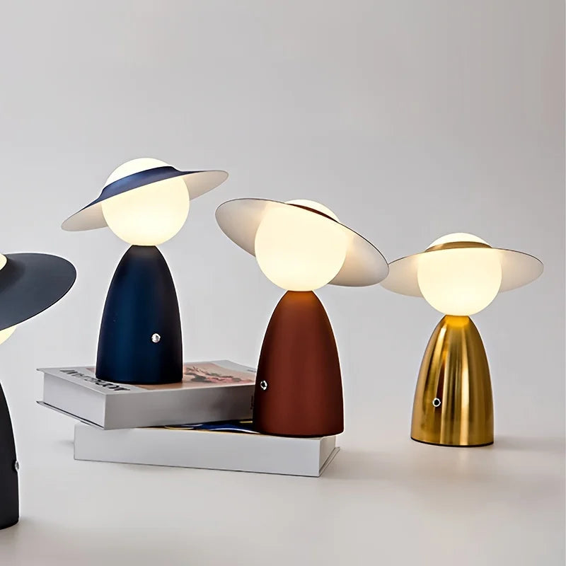 Usb rechargeable led-bordslampa - beröringsdimmer