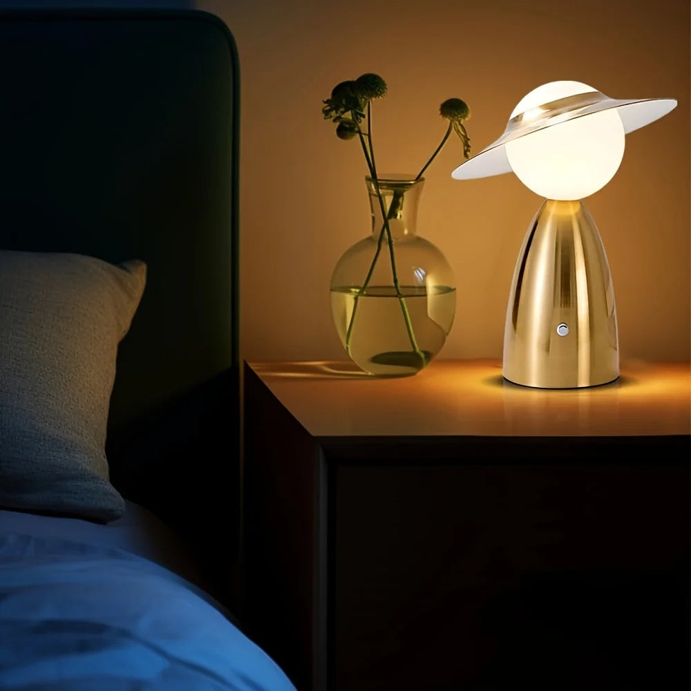 Usb rechargeable led-bordslampa - beröringsdimmer