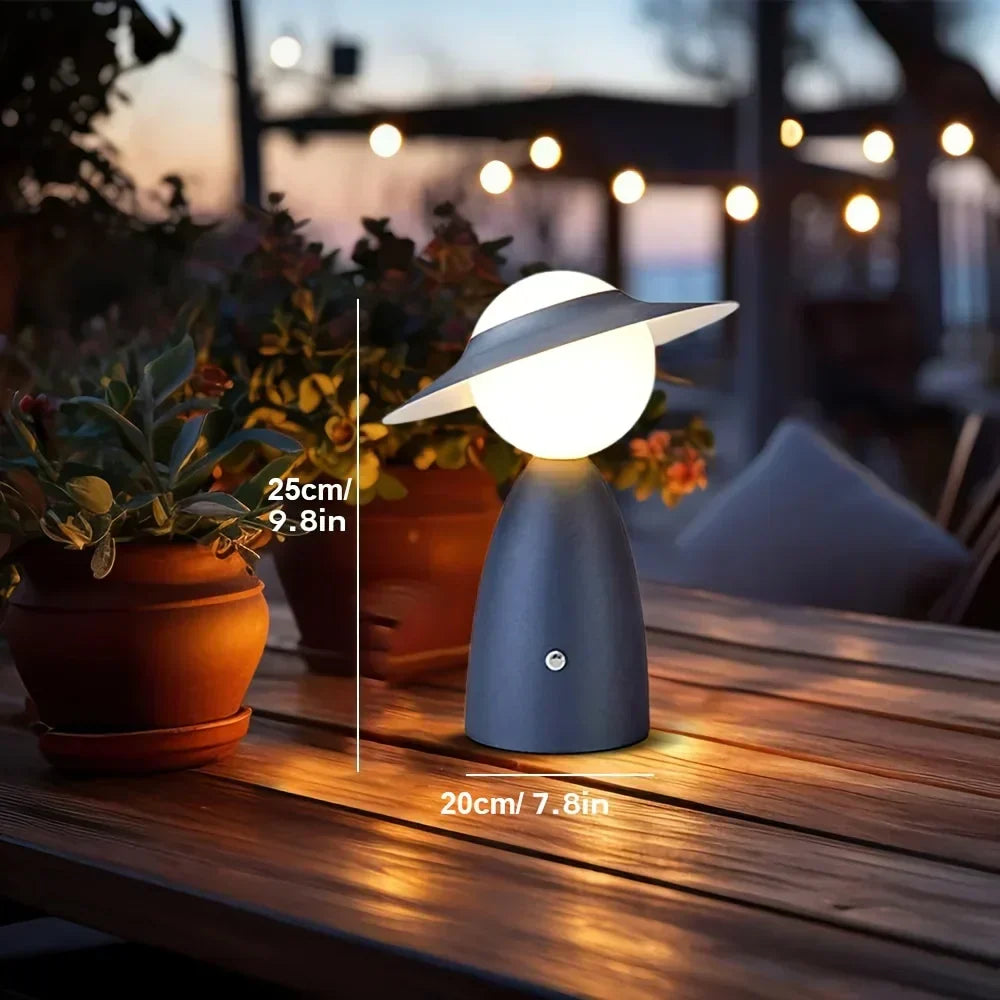 Usb rechargeable led-bordslampa - beröringsdimmer