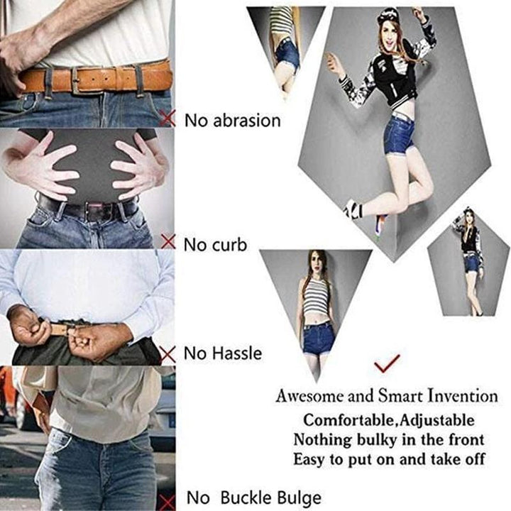 Invisible Elasticated Midjebelte - Comfortably | For All