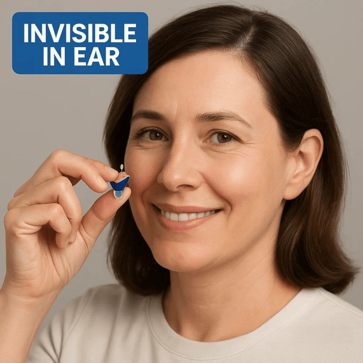 Usynlige höreapparater in penny with crystal clear sound