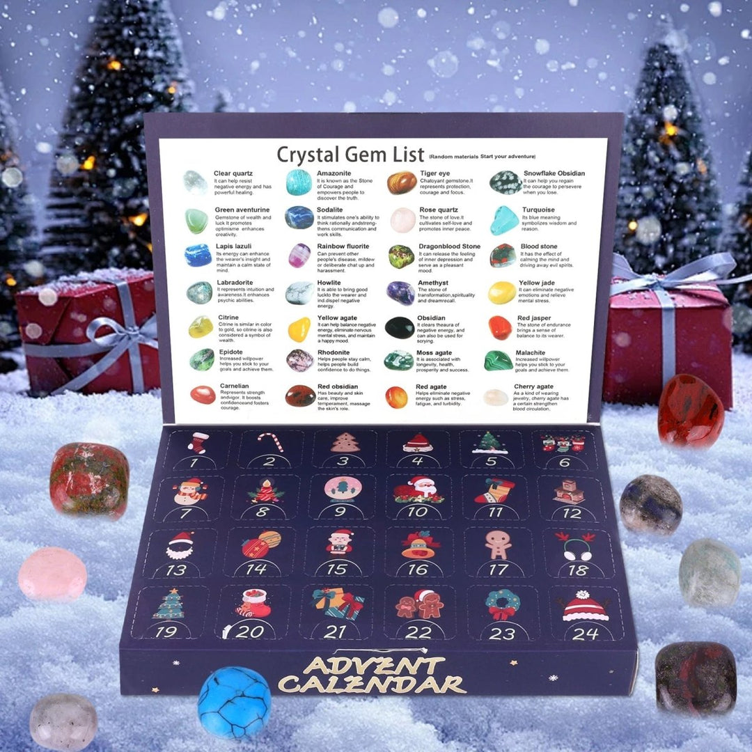 Unisex Kids Advent Calendar with Gemstones