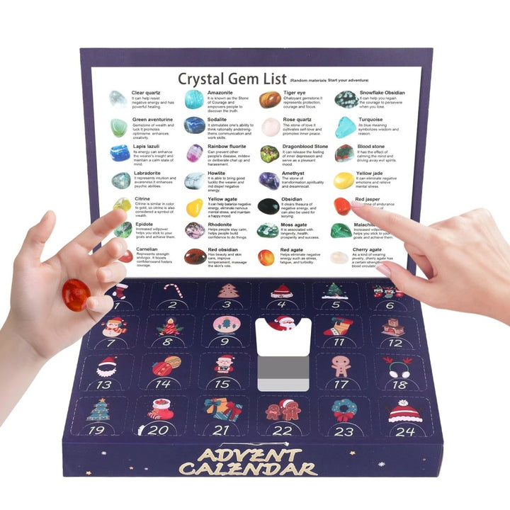 Unisex Kids Advent Calendar with Gemstones